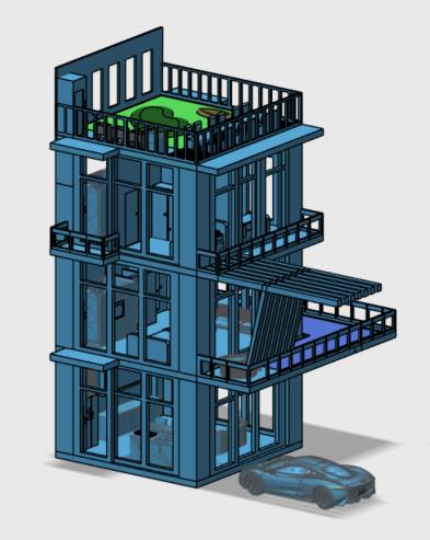 In 3D mô hình kiến trúc - làm mô hình kiến trúc